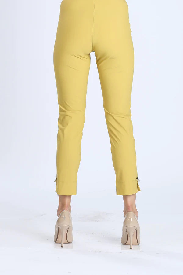 IC Collection Pearl Detail Ankle Pants Style 1005P