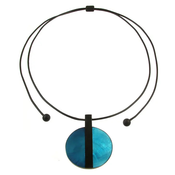 Origin 2Tone Adjustable Pendant Necklace Style 2213