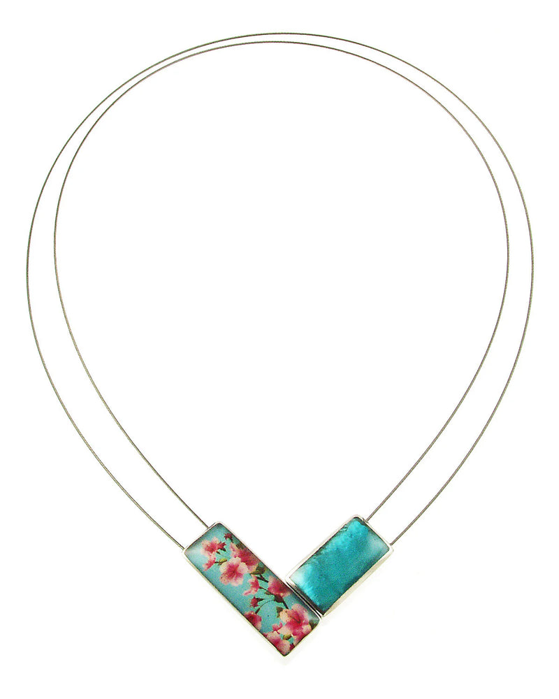 Origin V Kimono Magnetic Pendant Necklace 112-1 F24