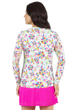 IBKUL Estela Print Long Sleeve Crew Neck Style 12484