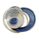 Origin Magnetic Layered Brooch Blue  1263-2 F24