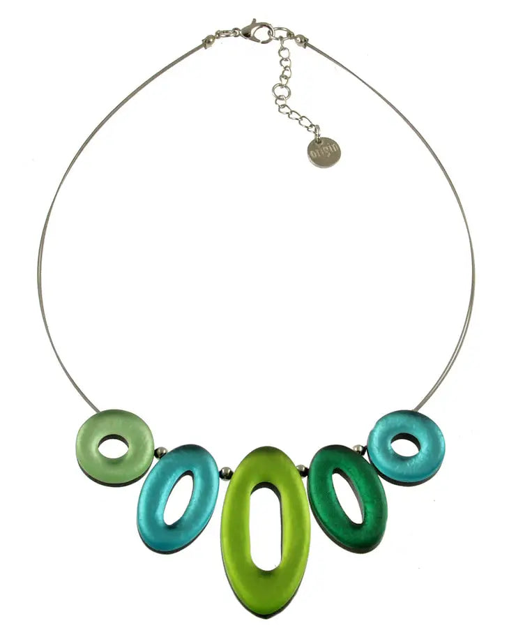 Origin Hollow Ovals Necklace Style 512