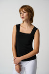 Joseph Ribkoff Classic Square Neck Cami 143132TT Nutmeg, Nightfall, True Emerald, Toffee, Kelly Green, Avocado, Opulence