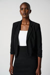 Joseph Ribkoff Classic Blazer 143148TT Black, Vanilla, Midnight Blue, Latte, Lipstick Red, Royal Sapphire