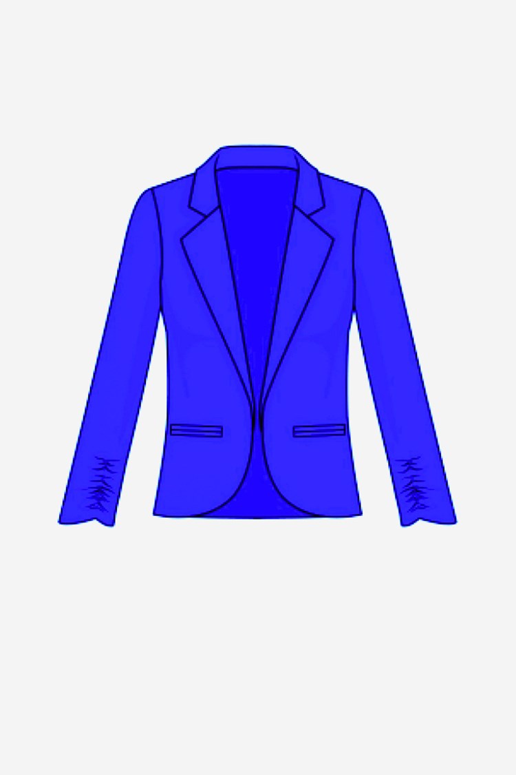 Joseph Ribkoff Classic Blazer 143148TT Black, Vanilla, Midnight Blue, Latte, Lipstick Red, Royal Sapphire