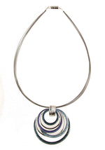 Origin N-S.Silver Circles Pendant Necklace 197 197-2 F24