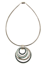 Origin N-S.Silver Circles Pendant Necklace 197 197-2 F24