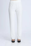 IC Collection Ivory Straight Leg Long Pants Style 1983P