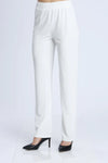 IC Collection Ivory Straight Leg Long Pants Style 1983P