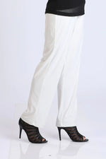 IC Collection Ivory Straight Leg Long Pants Style 1983P