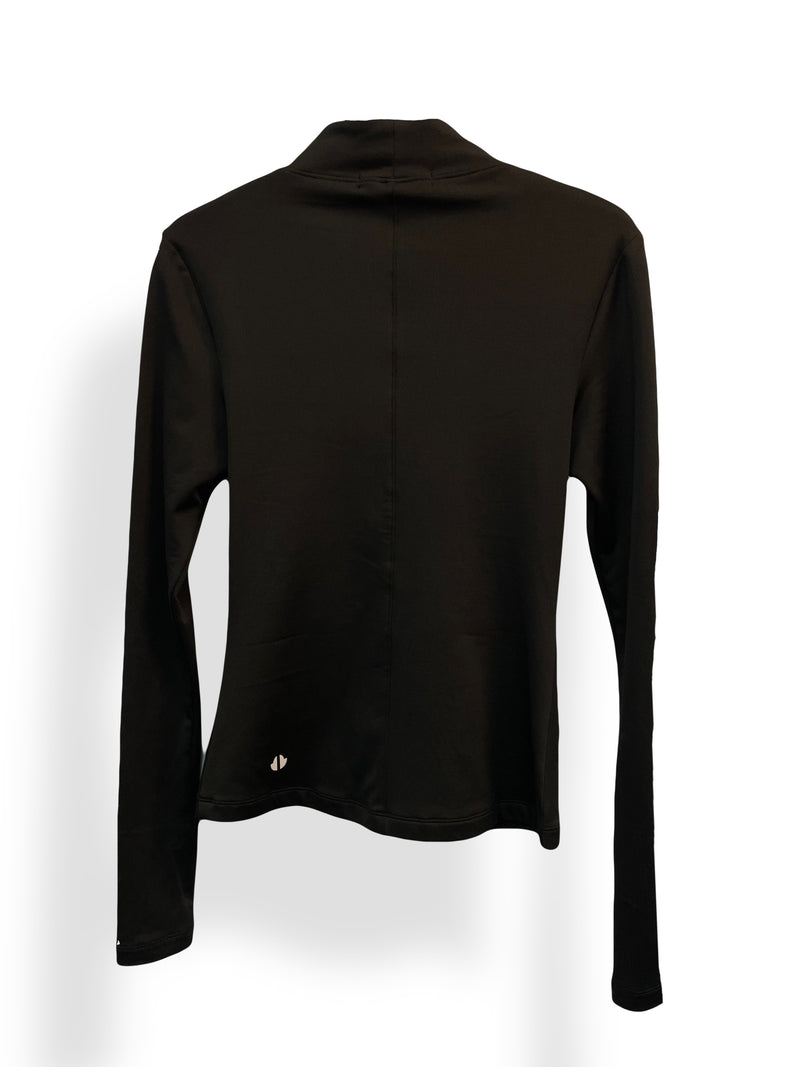 FINAL SALE - Thrive Société Black Scalloped Long Sleeve Jacket 38131145