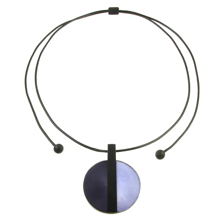 Origin 2Tone Adjustable Pendant Necklace Style 2213