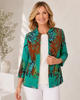 Vanite Couture 2159, Forest Green, pleated jacket F26
