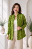 Vanite Couture 2316 green, crushed pleatedt F26
