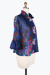 Damee Rainbow Squares Ruffle Jacket 2393-MLT