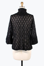 Damee Sparkling Ogee Ruffle jacket 2397-Gld