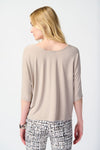 Joseph Ribkoff Silky Knit Reversible Boxy Top 241044