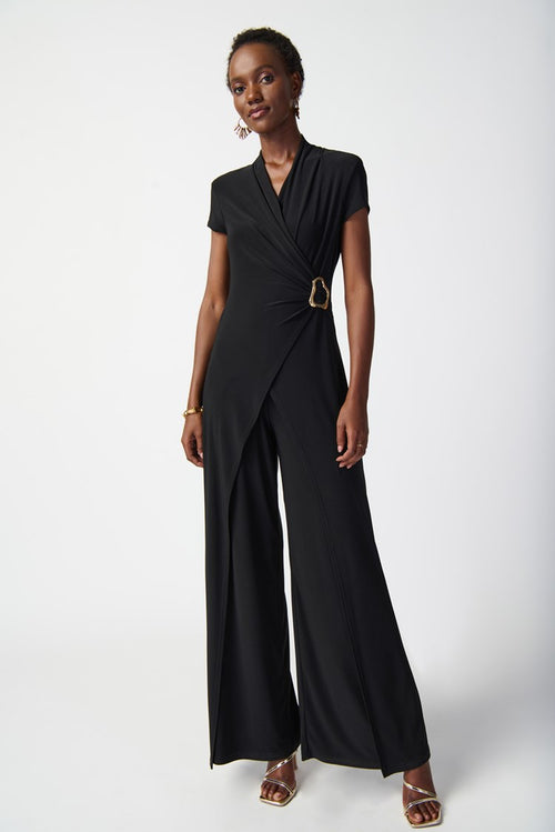 Joseph Ribkoff Silky Knit Wide-Leg Jumpsuit 241139