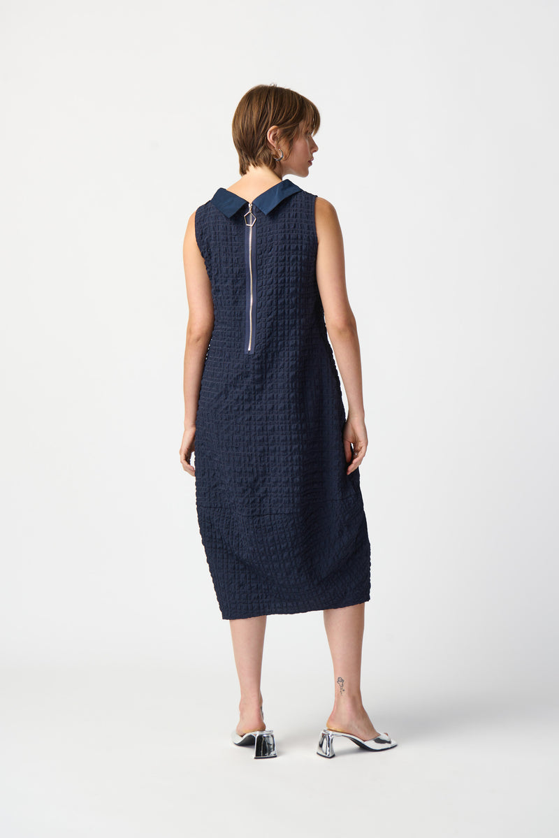 Joseph Ribkoff | Textured Woven Sleeveless Cocoon Dress 241204S25 - S25