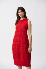 Joseph Ribkoff | Textured Woven Sleeveless Cocoon Dress 241204S25 - S25