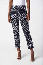 Joseph Ribkoff Geometric Print Silky Pull-On Pants 241271