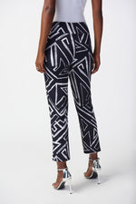 Joseph Ribkoff Geometric Print Silky Pull-On Pants 241271