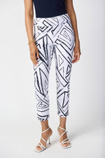 Joseph Ribkoff Geometric Print Silky Pull-On Pants 241271