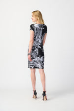 Joseph Ribkoff Floral Print Silky Knit Sheath Dress 241284