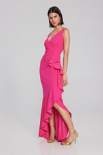 Joseph Ribkoff Scuba Crepe Trumpet Gown 241700 S24