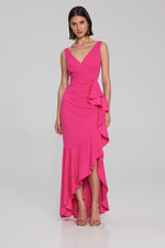 Joseph Ribkoff Scuba Crepe Trumpet Gown 241700 S24