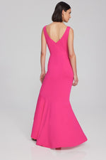 Joseph Ribkoff Scuba Crepe Trumpet Gown 241700 S24