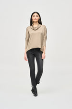 Joseph Ribkoff Satin Cowl Collar Top 243189