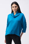 Joseph Ribkoff Satin Cowl Collar Top 243189