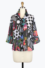 Damee 2439-MLT S25 Collage Art Jacket