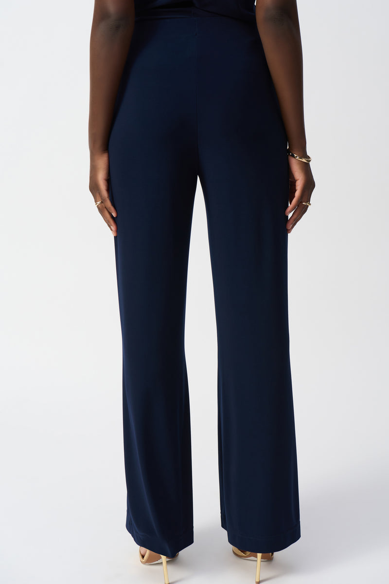 Joseph Ribkoff Silky Knit Wide-Leg Pull-On Pants - 251028 - S25