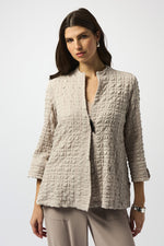 Joseph Ribkoff Bubble Jacquard Trapeze Jacket 251034