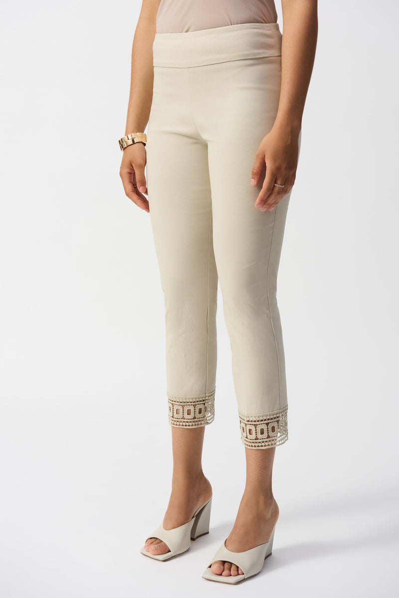 Joseph Ribkoff Millennium Cropped Pull-On Pants 251053 Hots S25