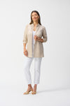 Joseph Ribkoff Laser Cut Suede Straight Cover-Up 251103 S25