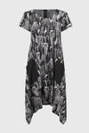 Joseph Ribkoff | Silky Knit Conversational Print Cocoon Dress 251140 - S25