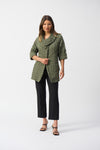 Joseph Ribkoff Bubble Jacquard Trapeze Coat 251234