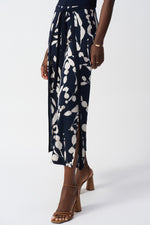 Joseph Ribkoff Silky Knit Abstract Print Wide Leg Pants 251252 - S 25