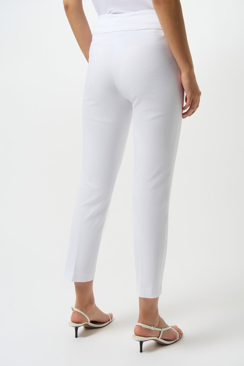 Joseph Ribkoff | Textured Jacquard Crop Pull-On Pants 251256 - S25