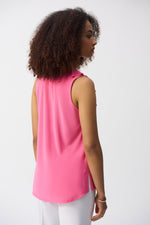 Joseph Ribkoff | Silky Knit Sleeveless Tunic with Ruffles 251287 - S25