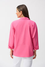 Joseph Ribkoff Poplin Boxy Shirt With Overlapping V-Neck - 251948 - S25