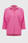 Joseph Ribkoff Poplin Boxy Shirt With Overlapping V-Neck - 251948 - S25