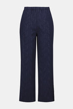 Joseph Ribkoff Jacquard Pull-On Wide-Leg Pants 252111 - S 25