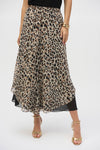 Joseph Ribkoff Chiffon Animal Print Reversible Culotte Pants 252156 - S 25