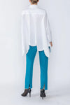 IC Collection WAVES-BOTTOM CASUAL BLOUSE Style 2585B