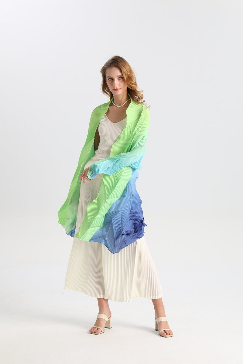 Vanite Couture Duster 2n9a4432 Blue/Multi, Green/multi, Orange/Multi