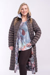 UBU 3212SP-DGPC Quilted Full Length Coat